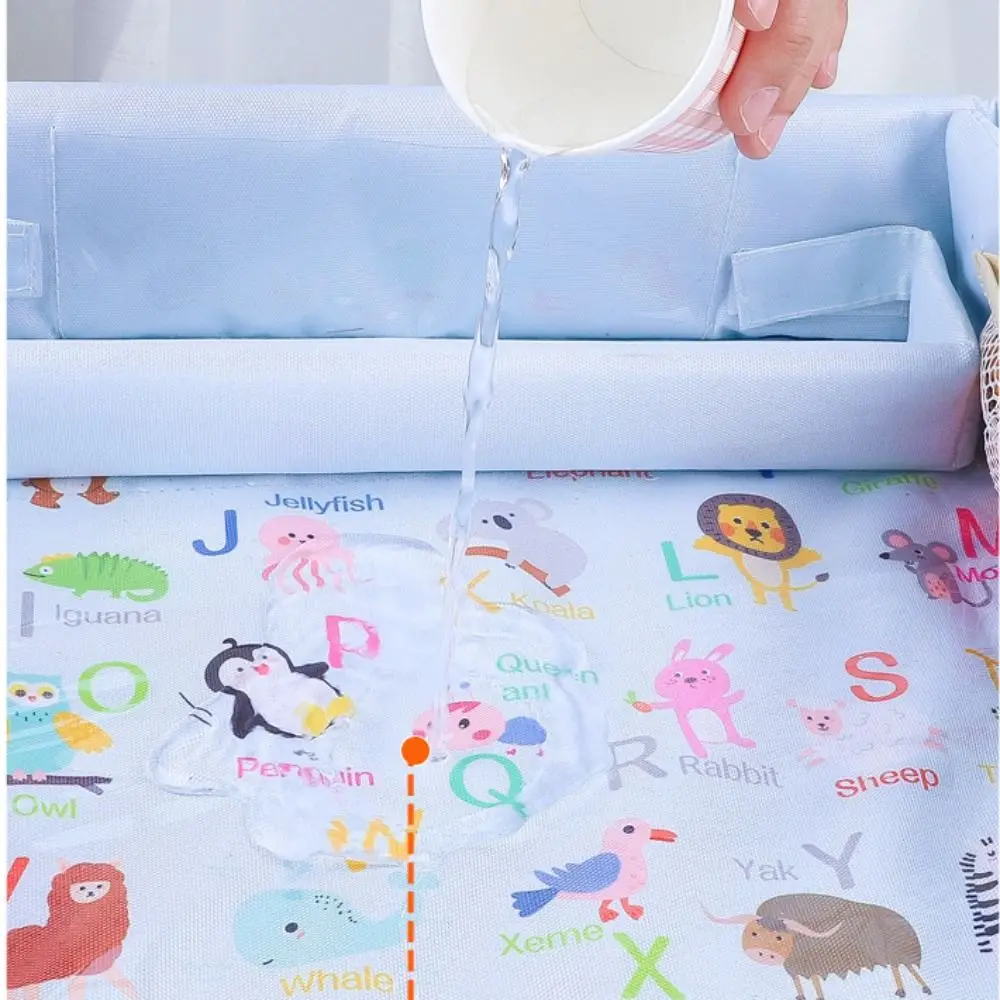조절 가능한 간식 트레이 카시트 트레이 PVC 식사 트레이 홀더 데스크 옥스포드 천 자동차 트레이 테이블 용