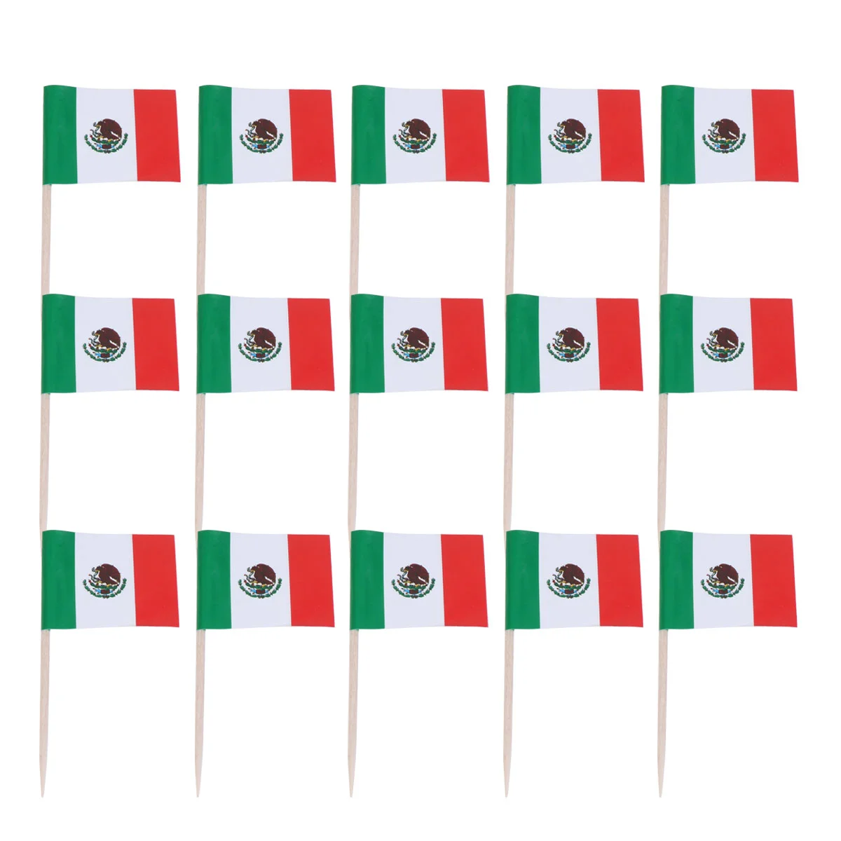 Mini Mexican Toothpick Flags Mexico Stick Flag Mexican Canada Brazil Cocktail Picks Party Decorative Mexican Toothpick
