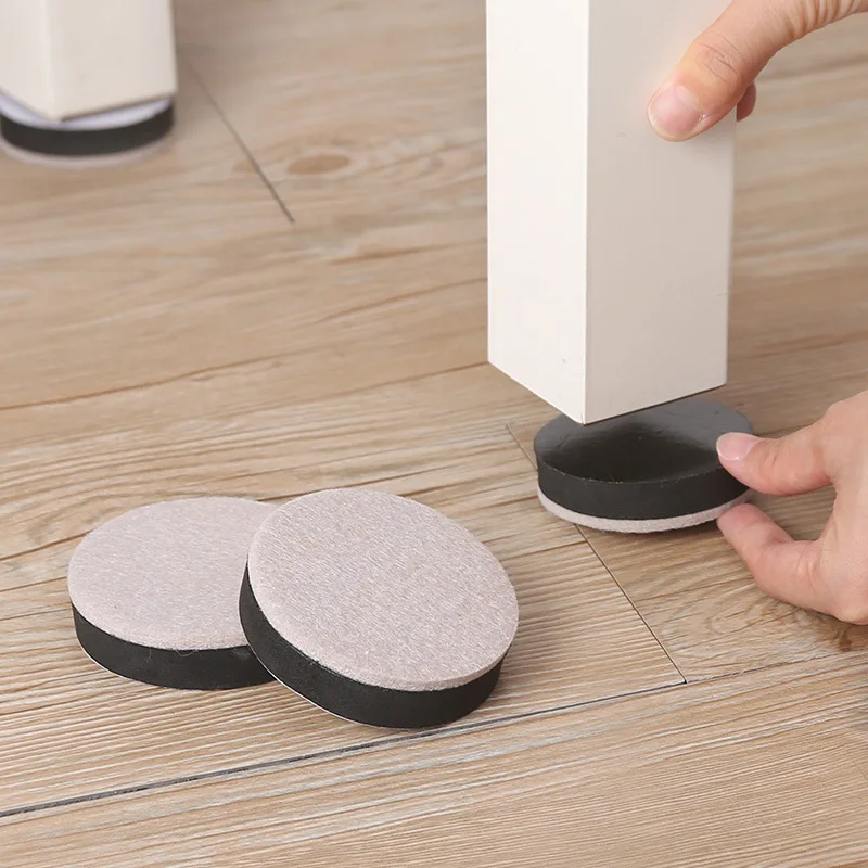 Thick Felt Furniture Heighten Foot Pads Wood Floor Protectors Pads Sofa