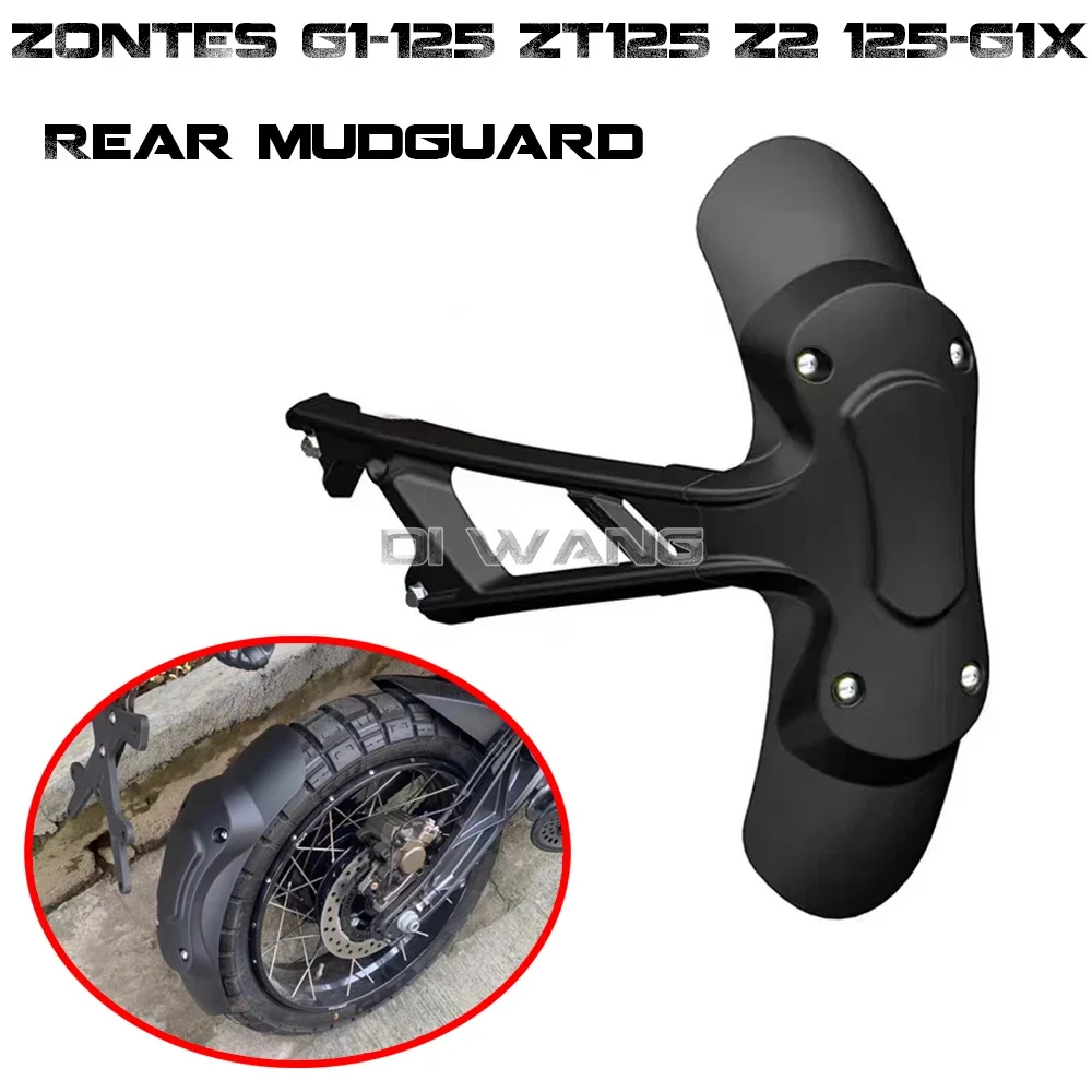 

For ZONTES G1-125 ZT125 Z2 125-G1X ZT 125-G2 Motorcycle Accessories Rear Fender Mudguard Mudflap Rear Wheel Splash Guard