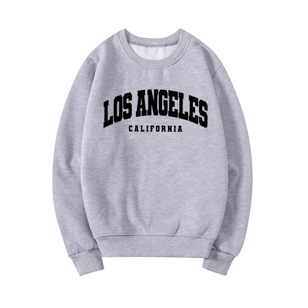 

Los Angeles спортивный свитер Калифорния винтажные свитшоты с круглым вырезом унисекс графическая Толстовка с длинным рукавом Повседневные Топы пуловеры джемпер