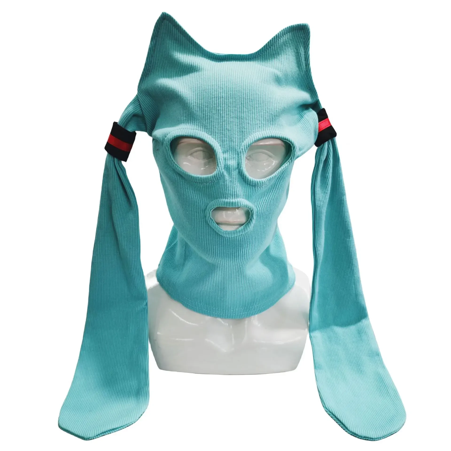 

Y2K men's and women's hip-hop knitted hat, full face skiing mask, winter warm skiing hat, Halloween party, cosplay, performance