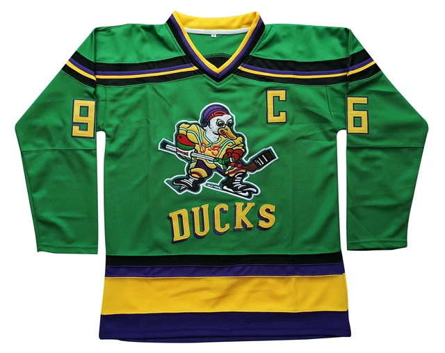 Buy Mighty Ducks Jersey Movie Ice Hockey Jersey S-XXXL Charlie