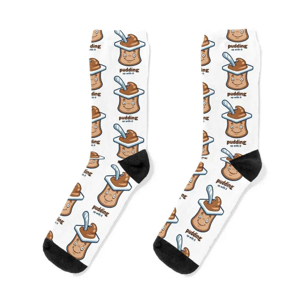 

Chocolate Pudding Up With It Socks funny sock happy funny gifts Climbing Boy Child Socks Women's