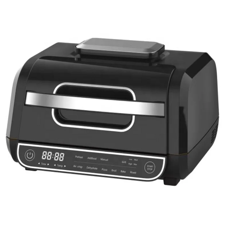 7L double bowls PowerXL Grill air fryer mechanical control timer oil free air fryer electric deep fryers