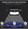 100 212 LED Solar Lamp PIR Motion Sensor LED Solar Light Solar Powered By Sunlight Waterproof For Outdoor Wall Street Decor 6