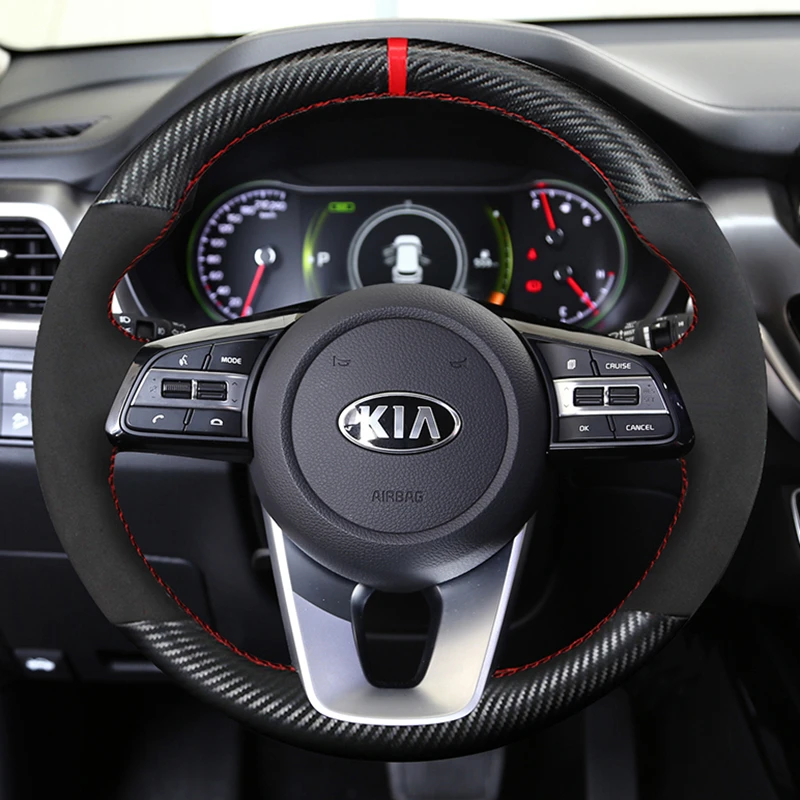 Coprivolante per auto personalizzato adatto per Kia K5 Optima 2018 2019 Sportage 3 2019 Forte Ceed Cee'd 2017 2018 2019 - immagine 3