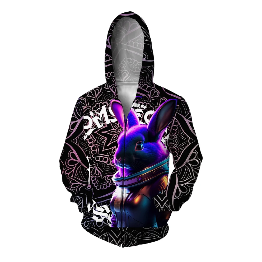 thumbnail image 1 of Sudadera con capucha de tigre para hombre y gato, sudadera con capucha moderna para hombre, sudaderas con capucha asequibles para otoño, ropa Y2k para perro, conejo, calidez para invierno, 1 of 5