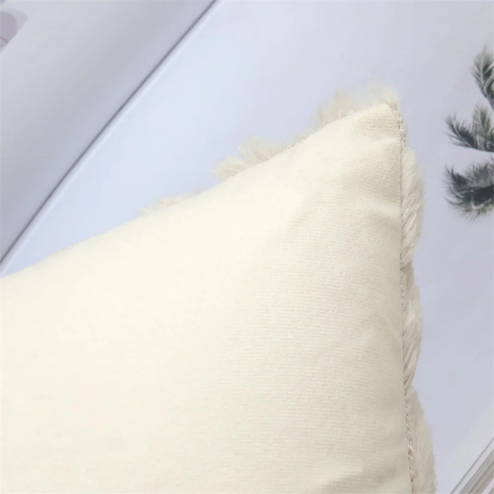Kitinjoy Throw Pillow Cover 45x45 For Sofa Cushion Cover 50x50 Bed Living Room Plush Sleep Pillow Case Cotton Home Decor Cushion 5