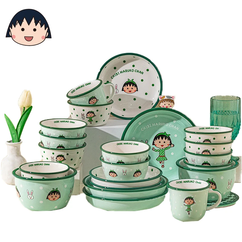 

Cherry Meatballs Bowl Plate Anime Ceramics Lace Bowl Kawaii Strawberry Rice Bowl Oval Disk Household Tableware Cute Gift