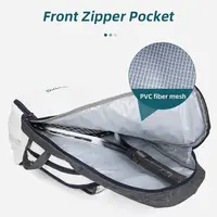 Foldable Tennis Paddle Backpack Large Capacity Handbag Tennis Bag Handheld Expandable Badminton Racket Bag Racquetball 2