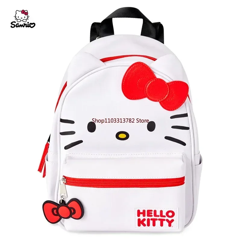 

Женский рюкзак Hello Kitty, школьная сумка, рюкзак из искусственной кожи, Повседневная Милая школьная сумка, подарок на день рождения, Повседневная дорожная сумка