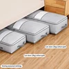 Large Bed Bottom Storage Box Quilt Storage Bag Home Moving Clothing Pack Bag Wardrobe Sorting Organize Moistureproof Sorting Bag 2