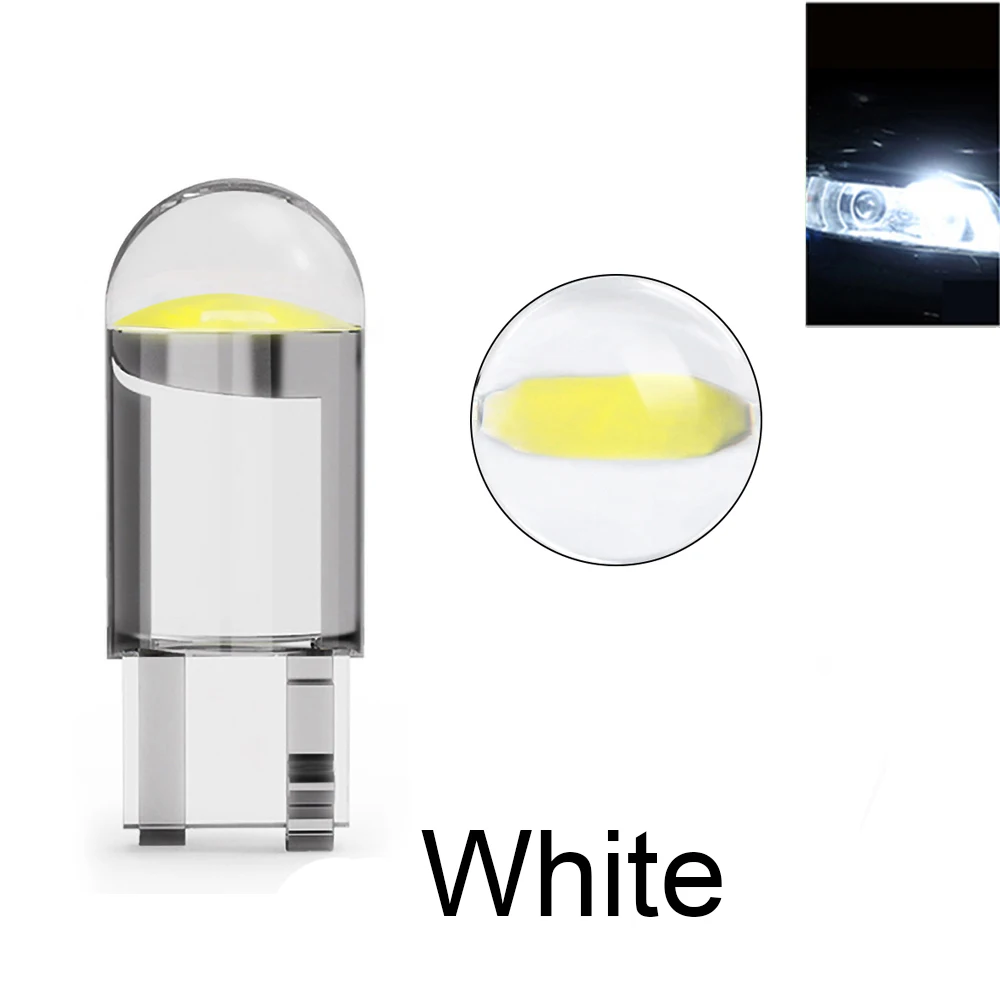 ตัวเลือกสินค้า หลอดไฟ LED รถยนต์ COB T10 สีขาว น้ำเงิน แดง สำหรับไฟส่องป้ายทะเบียน