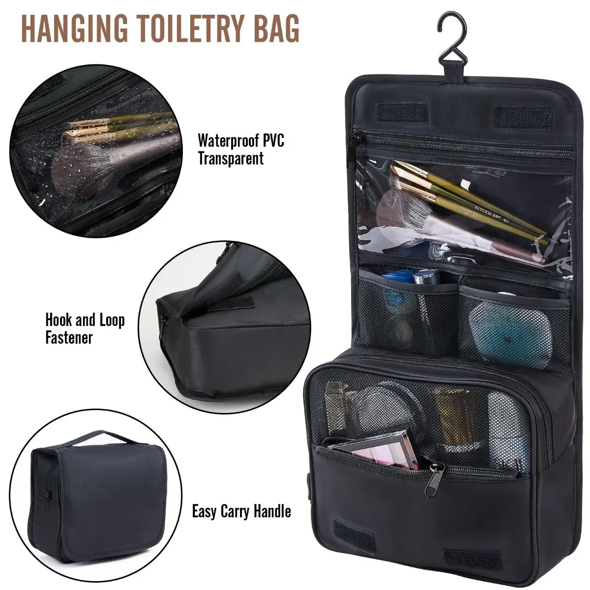 9pcs Travel Organizer Packing Storage BagsLuggage Organizers Travel Cubes for Suitcase with Toiletries Bag for Clothes Shoes 3
