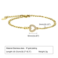 Elegant Stainless Steel Women's Bracelet - Perfect Gift (Gold color)