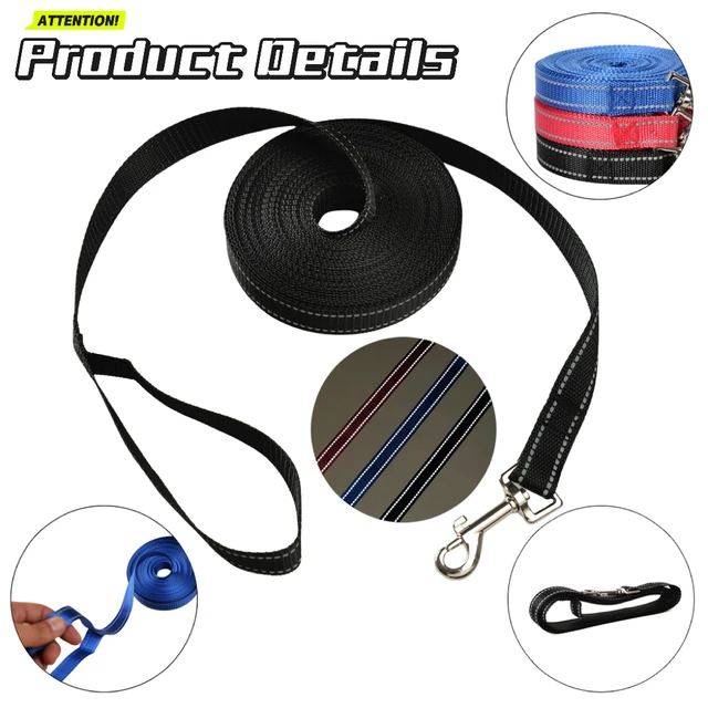 Reflective Pet Dog Leash For Small Medium Large Dogs Cats Nylon Hiking Training Belt Puppy Rope Golden Retriever Teddy Supplies 2