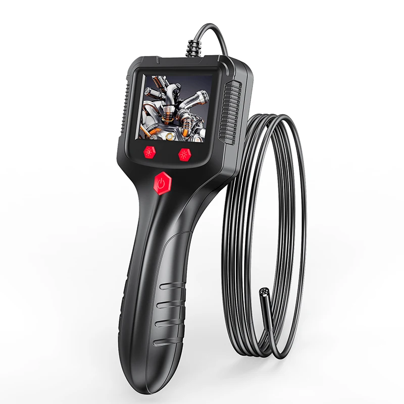 Inspection camera 5.5mm 1080P 2.4" LCD digital borescope IP67 waterproof snake scope for car pipe