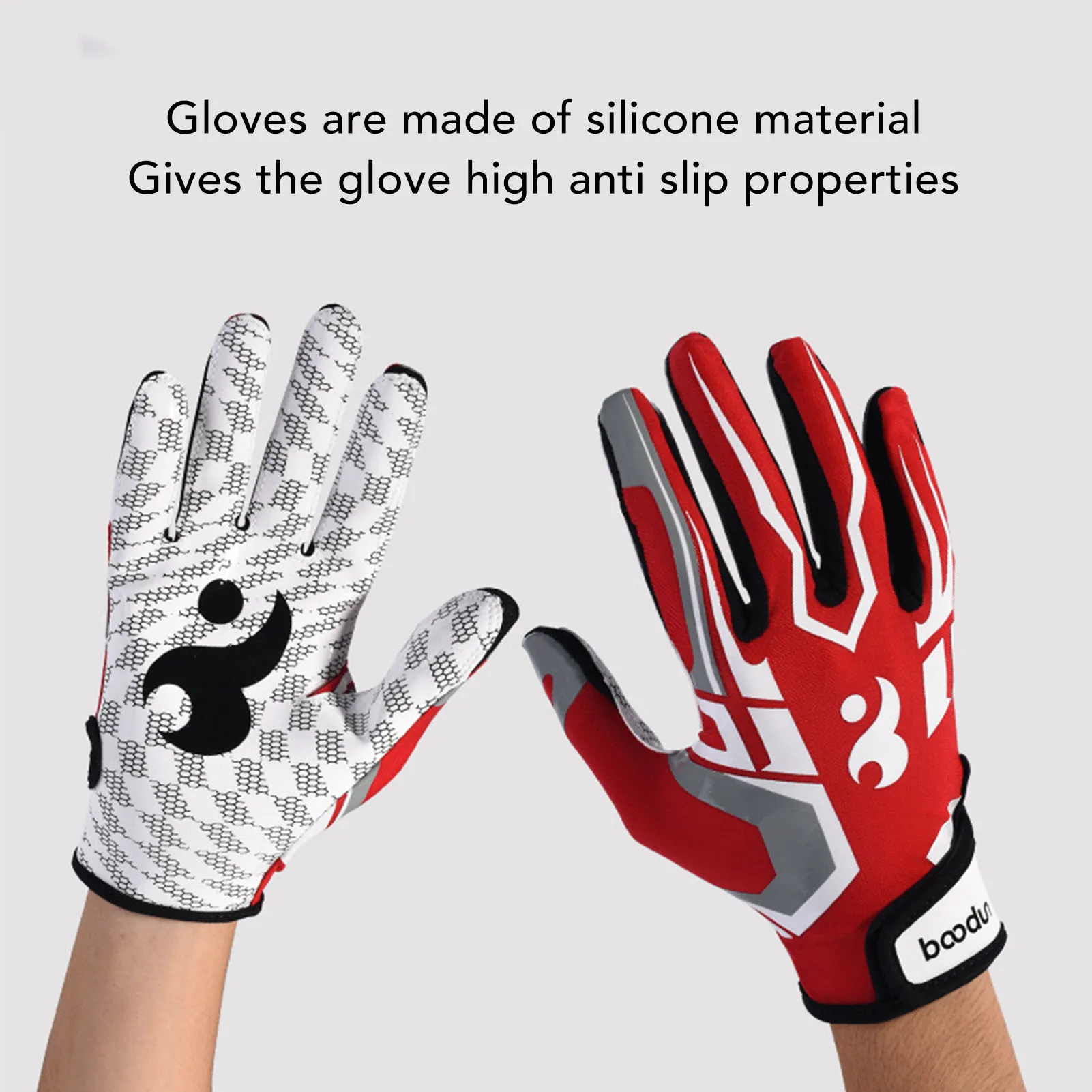 Baseball Batting Gloves High Grip Sports Receiver Glove Protective Non Slip American Football Gloves for Youth and Adult baseball gloves,football gloves