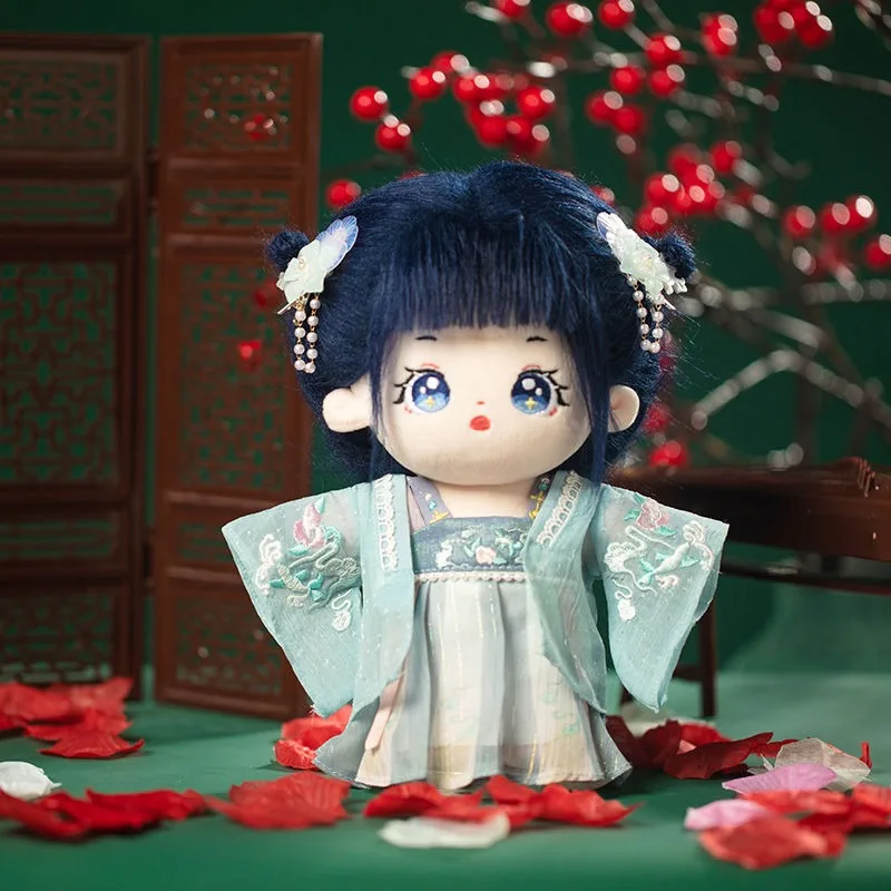 

Handmade Limited 5pc/set 20cm No Attribute Doll Clothes Plush Dolls Outfit Carp Suit Cute Antique Accessories Doll Clothes