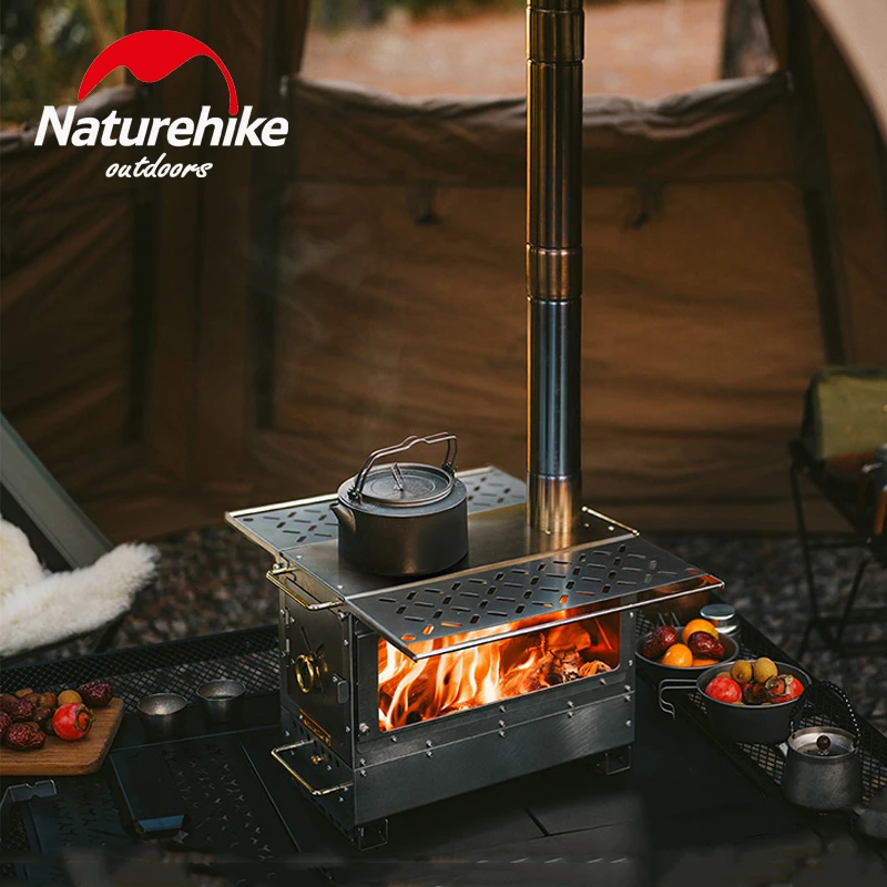 

Naturehike Foldable Desktop Firewood Stove Detachable Heating Camping Stove Portable Camping Tent Stove Outdoor Oven Cooking