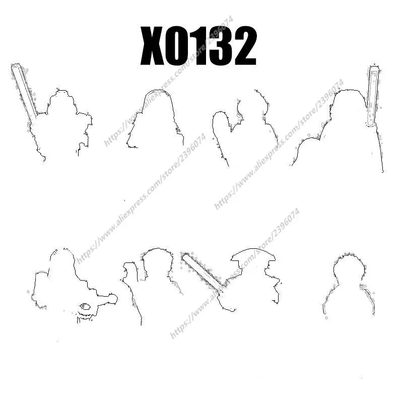 

X0132 Action Figures Movie accessories Building Blocks Bricks toys XH393 XH394 XH395 XH396 XH397 XH398 XH399 XH400