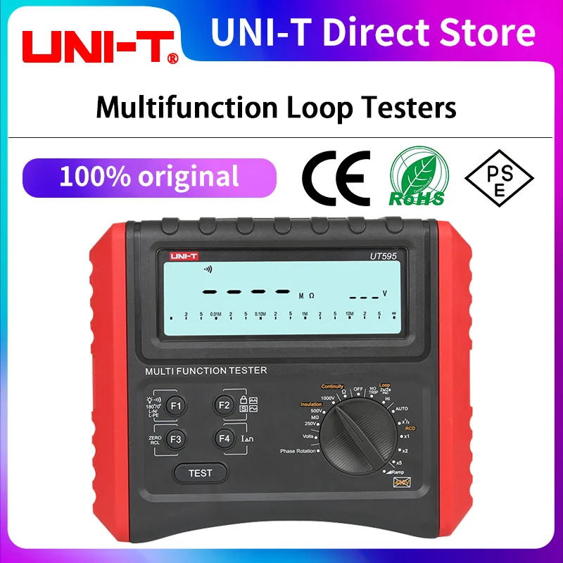 Earth Ground Resistance Tester Meter Ground Resistance Tester Uni
