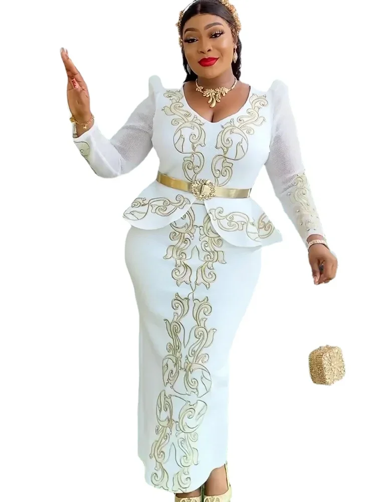 African Dresses for Women Plus Size Turkey Wedding Party Long Dress Dashiki Ankara Outfits Robe african dress
