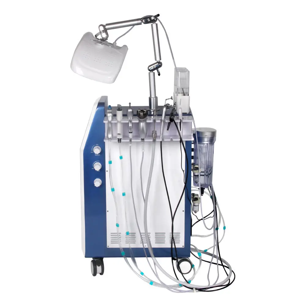 Multi-Functional Hydra Jet Peel + Hydra + Led Light For Skin Rejuvenation Facial Cleaning Machine