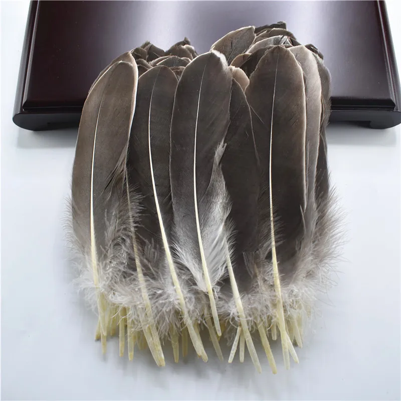 Goose Feathers for Needlework 15-20cm Colorful Feather Decor Diy Crafts Material Handicraft Wedding Accessories Decoration Plume