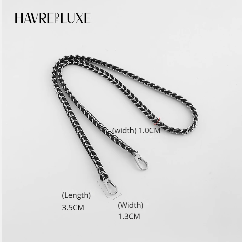 Leather Perforating Chain Accessory Bag Cross-body Chain Shoulder Bag Strap Transformation Bag Chain