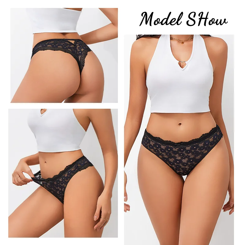 1Pcs Women Cotton Lingerie Sexy Thong Soft Fashion Panties Femme Design Underwear Pantys Underpant Lingerie Lace Intimates S-XL 2