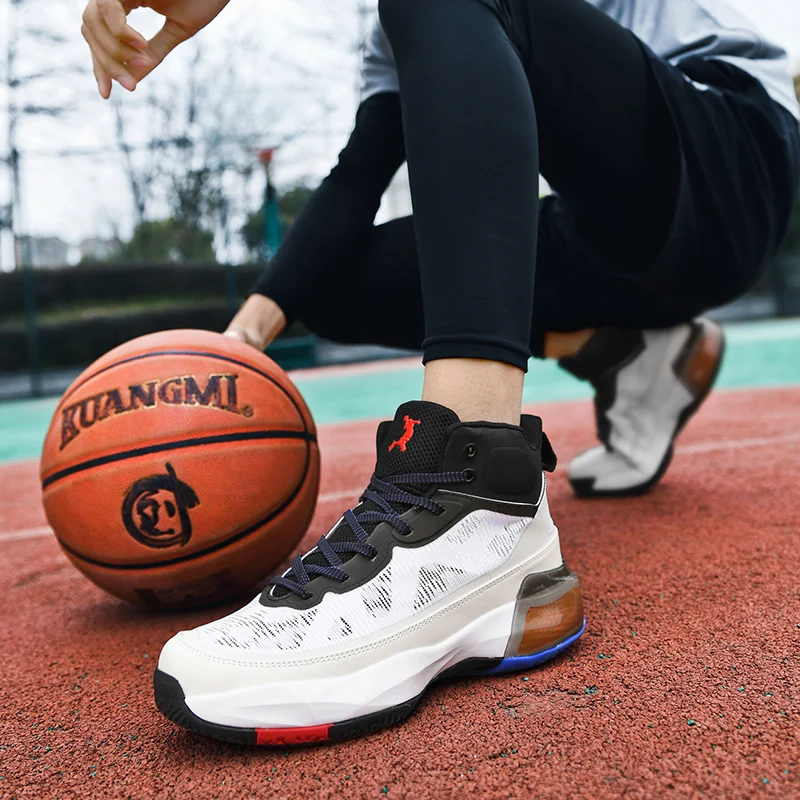 High Quality Basketball Shoes Men Sneakers Women Basket Shoes Anti-slip Outdoor Sports Shoes Gym Training Athletic
