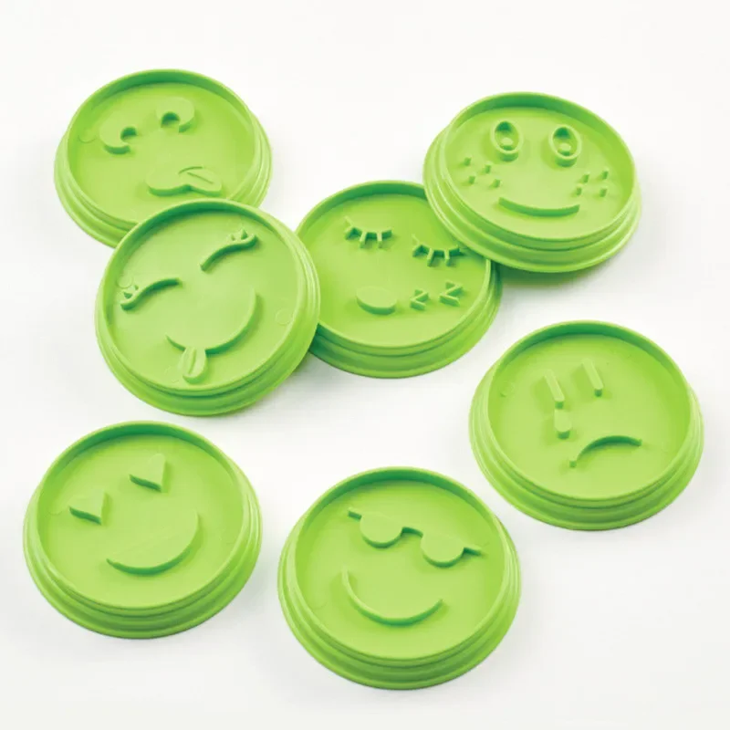 7Pcs/set Smiley Biscuit Mold Cake Decorating Tools embossing biscuit moulds DIY Smiling Face Cookie Cutter Set Baking Mold