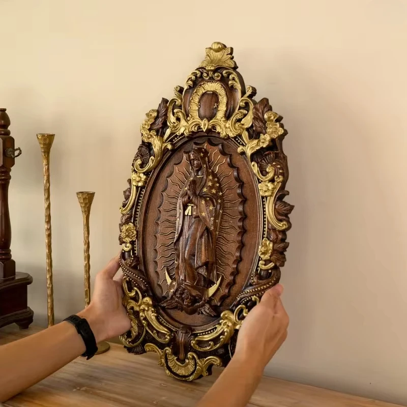 Wooden Virgin Mary Statue 5