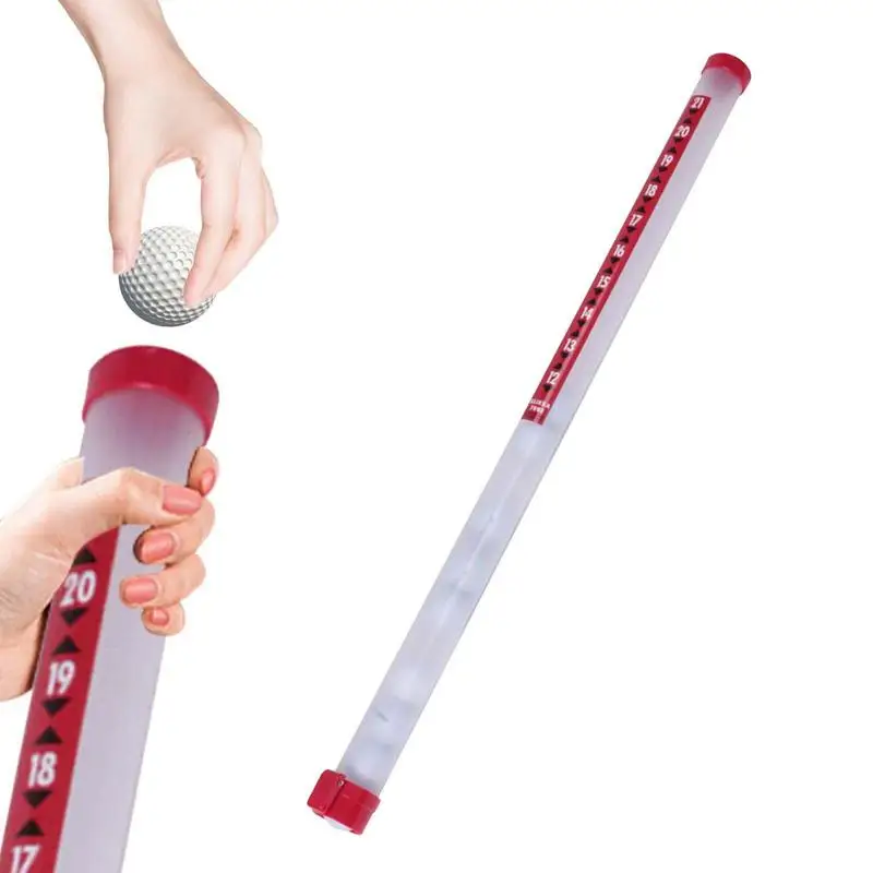 

Golf Ball Picker Shag Tube Plastic With Ball Release Retrievers Collector Grabber Picker Pick Up Sucker Tool