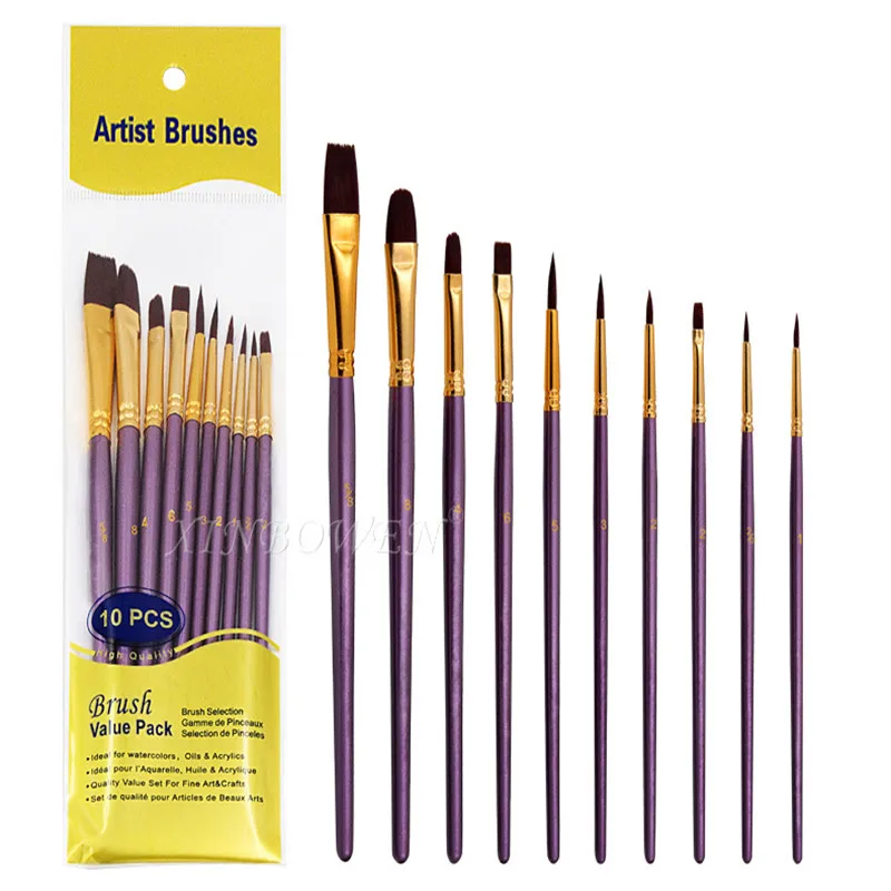 Рисунок 3 - кисти для рисования с деревянной