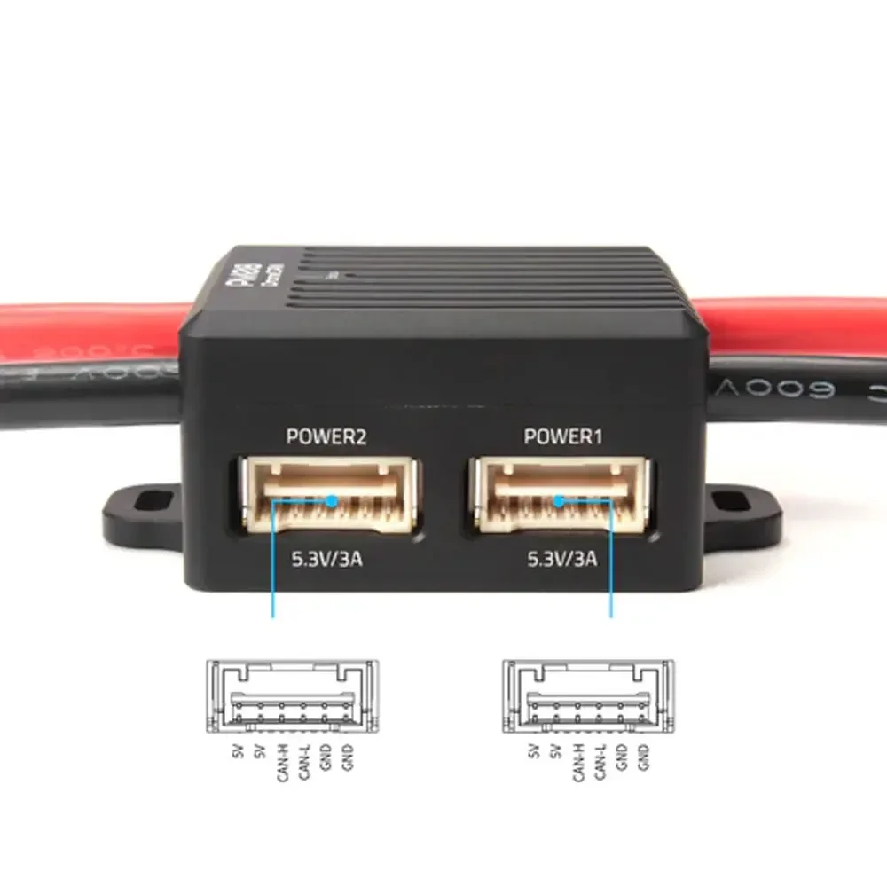 Holybro DroneCAN PM08-CAN Power Module 14S 200A Supports 2-14S & 200A Cont For RC Model/Airplane/Quadcopter thumbnail 5