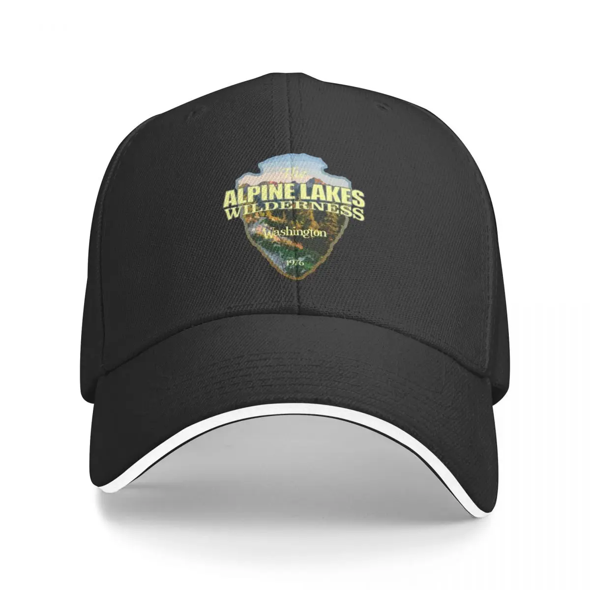 

New Alpine Lakes Wilderness (arrowhead) Baseball Cap Golf Wear Snap Back Hat Trucker Cap Sunhat Hat Women Men's