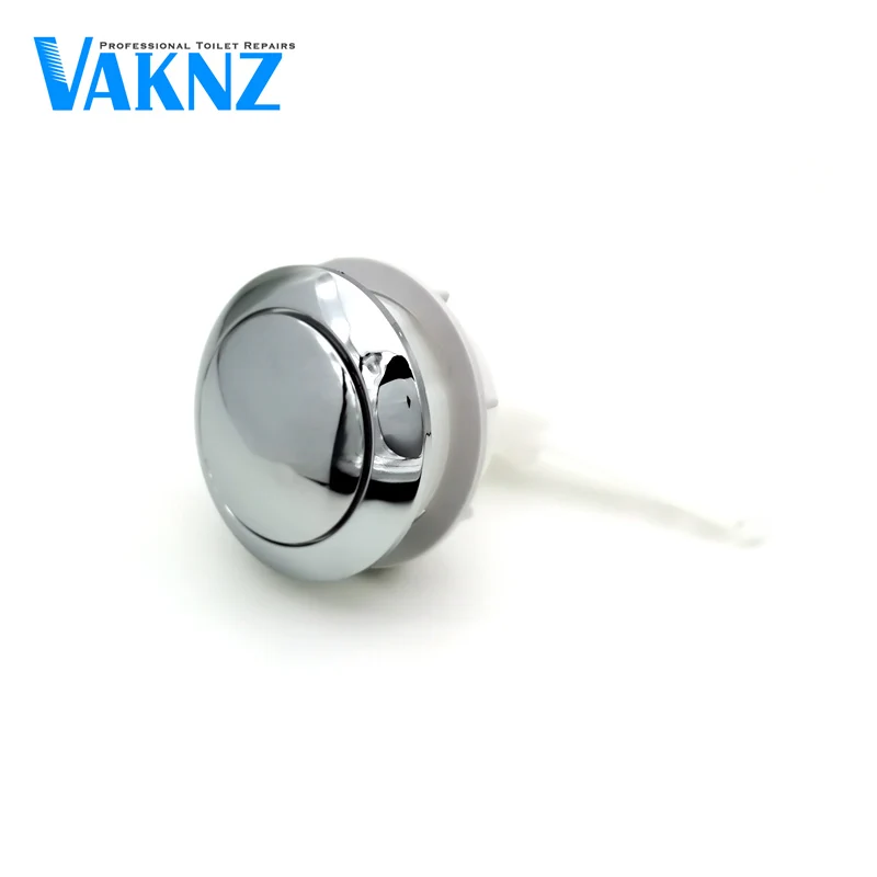 Water Saving toilet Single Press Tank button Vintage Universal Round Push Switch Rod Toilet Button