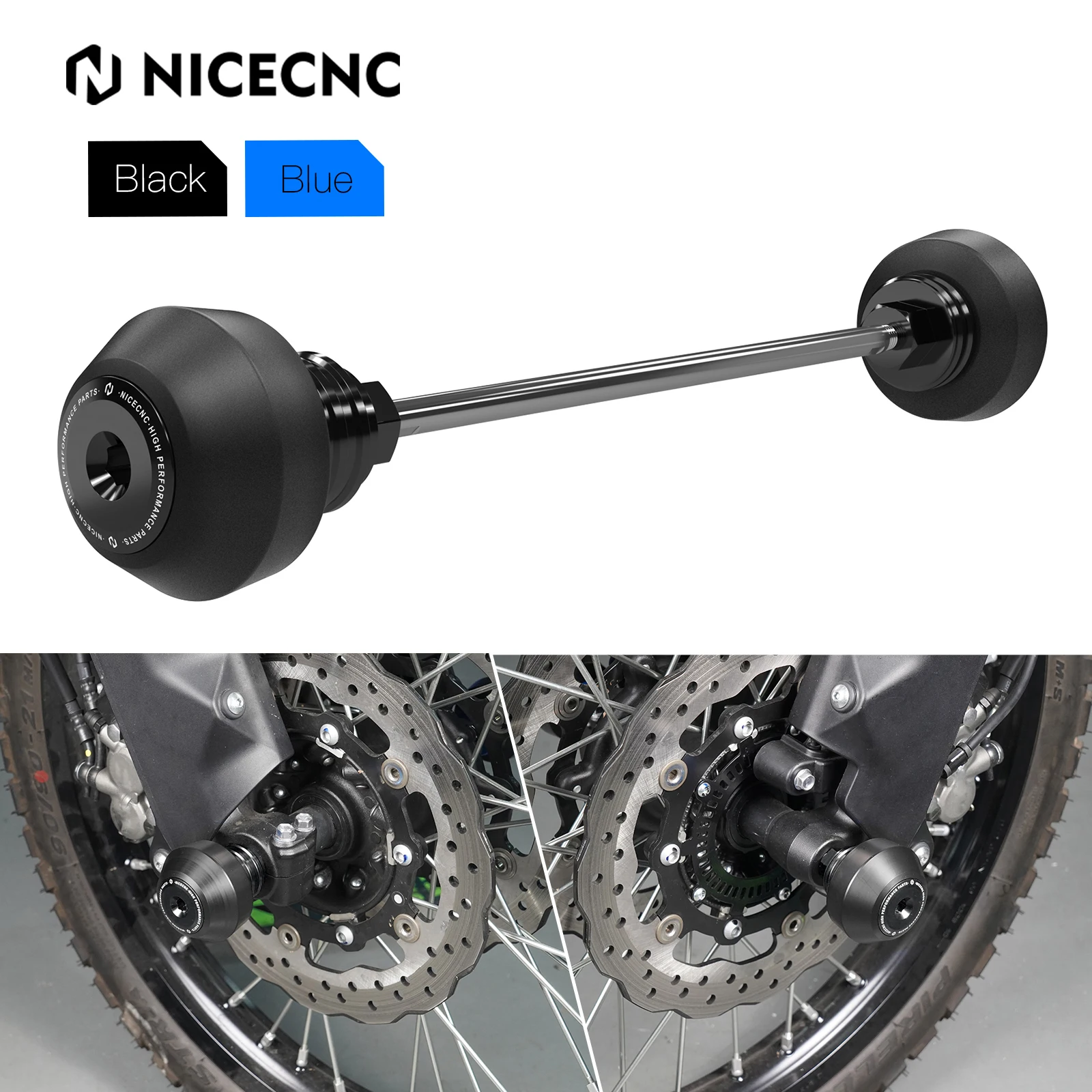 Per Yamaha Tenere 700 Xtz700 2019-2024 Moto Assale Anteriore Forcella Crash Slider Tenere 700 World Raid Axle Slider Wheel Protector