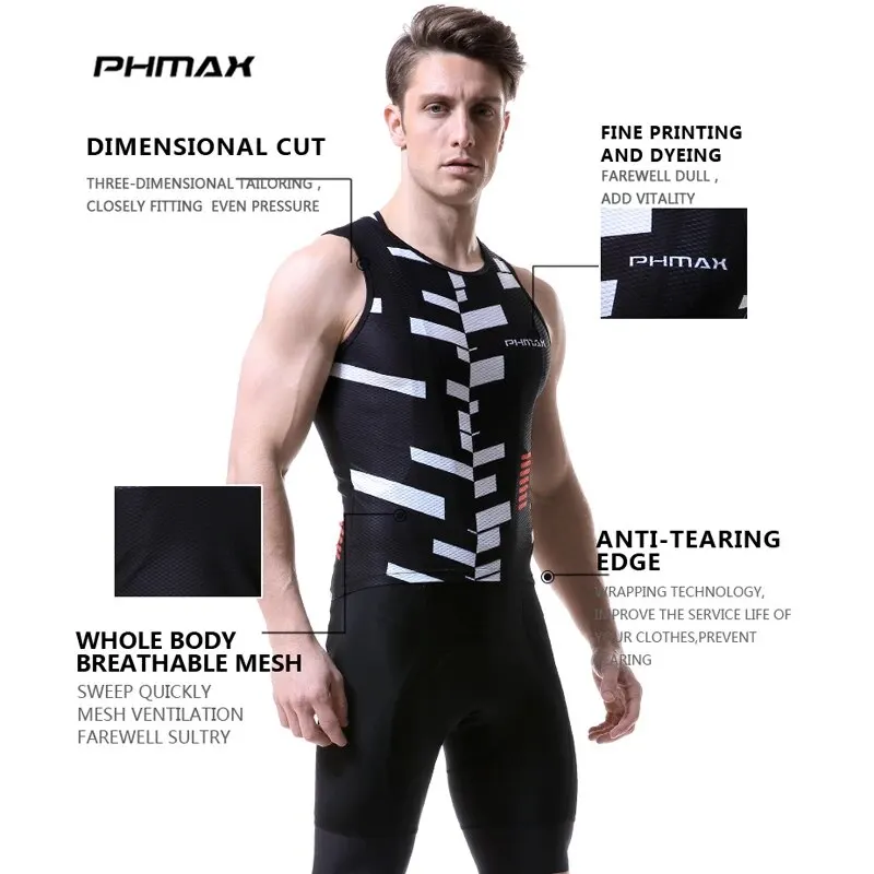 PHMAX Cycling Vest Breathable Mesh Cycling Underwear Summer Quick Dry Base Layer Men Women