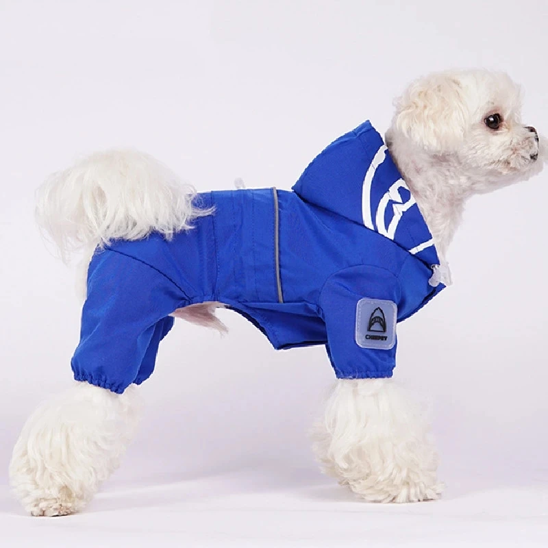

Dog Raincoat Jumpsuit Waterproof Clothes for Dog Jacket Pomeranian Poodle Frise Schnauzer Japanese Spitzbn Pet Rainwear Costumes