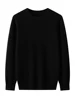 Spring Autumn 100% Pure Merino Wool Pullover Sweater Men O-neck Long-sleeve Cashmere Knitwear Female Clothing Grace 6