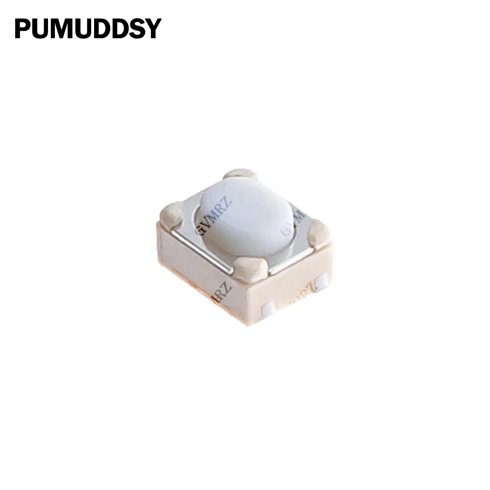 100PCS SMD 4핀 3X4X2.5MM 흰색 촉각 택트 푸시 버튼 마이크로 스위치 순간 3*4*2.5mm DC12V 50mA 마이크로 버튼 택트 스위치