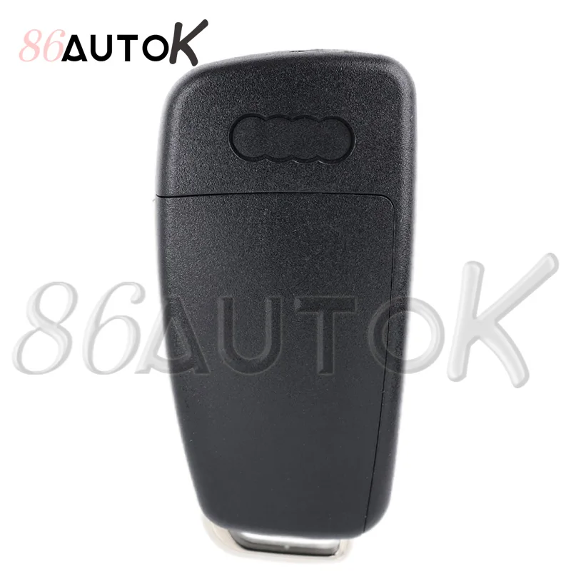Folding Car Key Shell For Audi Q7 B7 Q3 A3 TT A2 A8 A6 A6L A4 S5 C5 C6 B6 3 Buttons