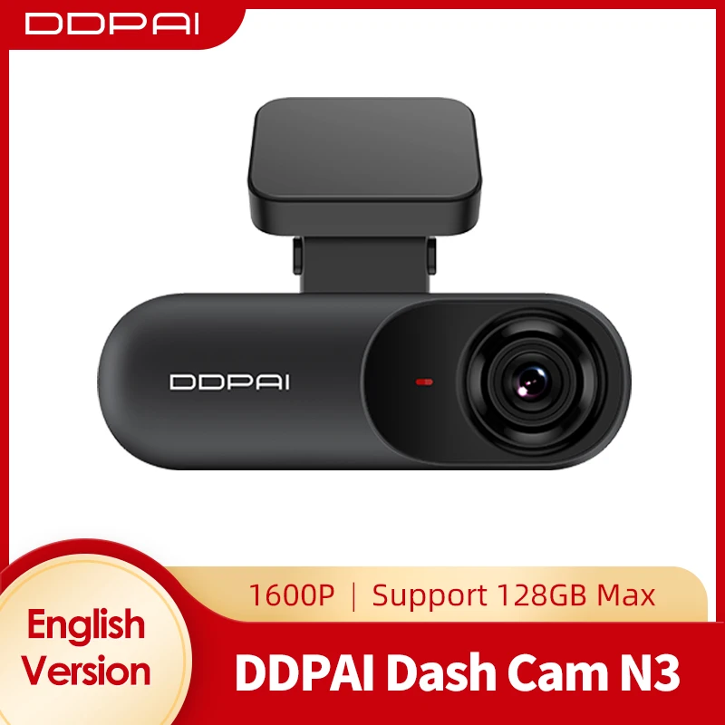 DDPAI Mola N3 1600P 2K HD Car DVR Camera GPS Wifi Smart Connect Car Dash Cam  Recorder