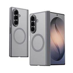 Luxury Business Magnetic Skin Feel Case - Shockproof Magsafe Axis Protection, Slim Fit Cover - Galaxy Z Fold 8 Ultra (GRAY)