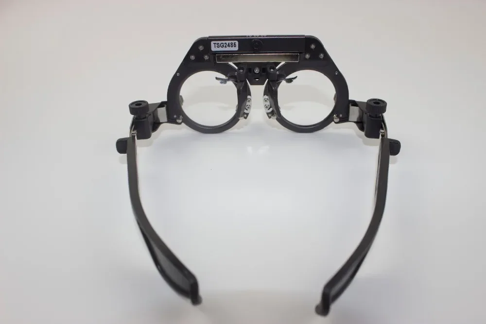 High quality ophthalmic trial lens frame with titanium metal material for optical optometry eye test set