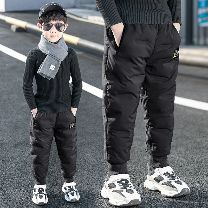 Boys Pants Cotton-padded Winter 4-14 Years